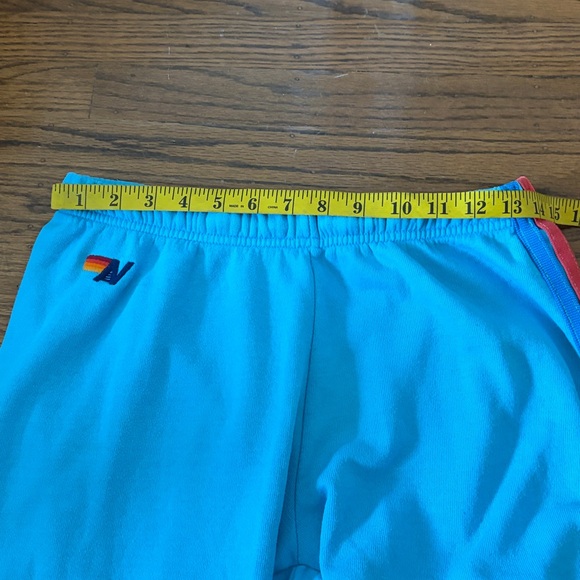 Aviator Nation Vibrant Blue Five Stripes Sweatpants - Picture 11 of 14